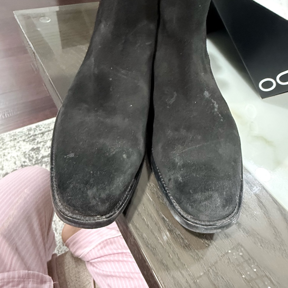 Black Suede Boots